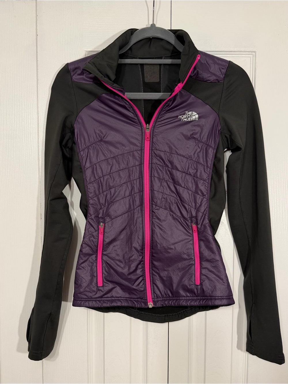 The North Face PrimaLoft Hybrid Jacket Estimated Small Purple Black